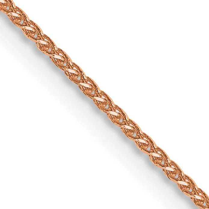 Seasonal Jewelry Clearance – Best Styles At The Lowest Prices 14KT Rose Gold 20-inch 0.65MM Diamond-cut Spiga Link Chain