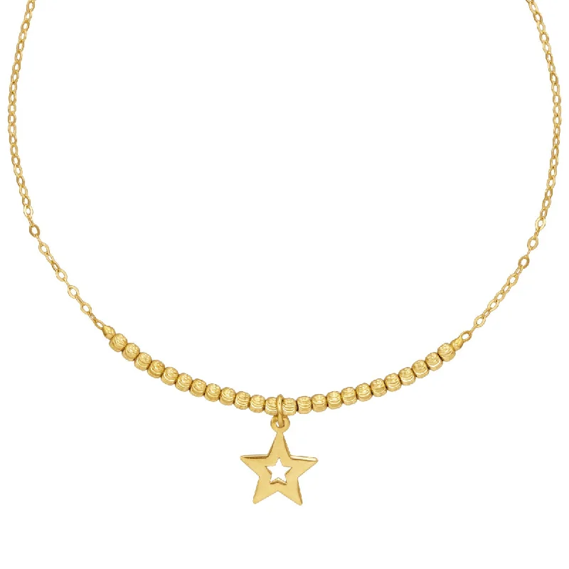 Save On Luxury Jewelry Pieces – Limited-Time Offers 14KT Yellow Gold 17-inch Star Necklace
