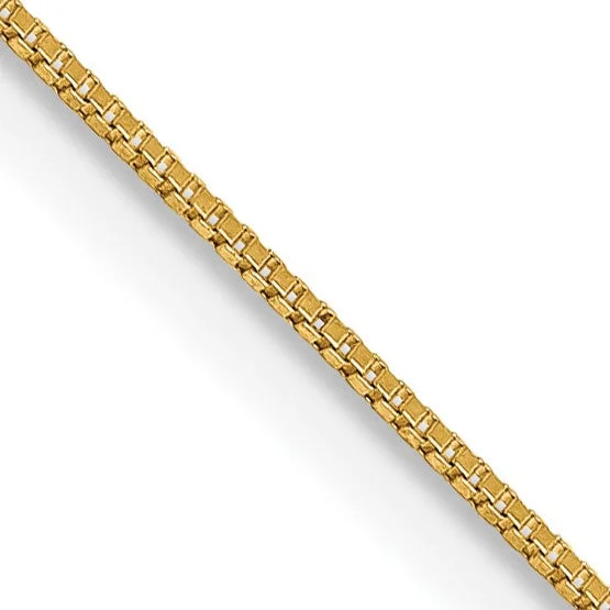 Gorgeous Jewelry, Limited-Time Savings 14KT Yellow Gold 18-inch 0.5MM Box Pendant Chain