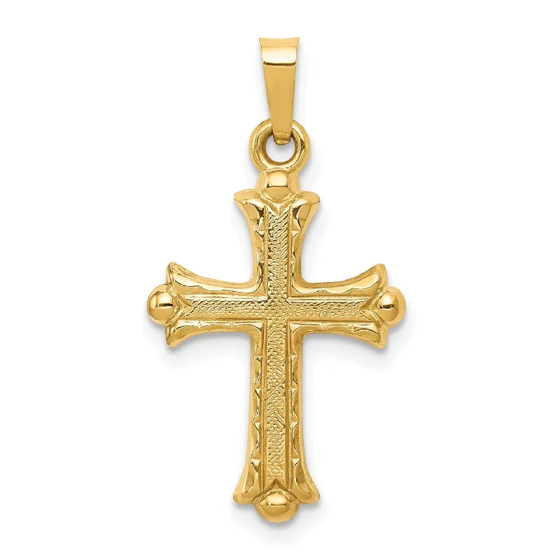 Trending Jewelry Styles Now At Limited-Time Discounts 14KT Yellow Gold 28X15MM Cross Pendant-Chain Not Included