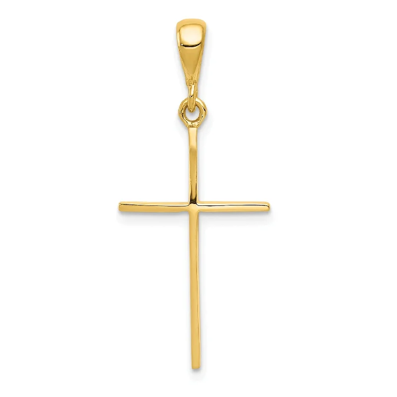 Grab Your Favorite Jewelry At The Lowest Prices 14KT Yellow Gold 33X14MM Cross Pendant. Chain Not Included