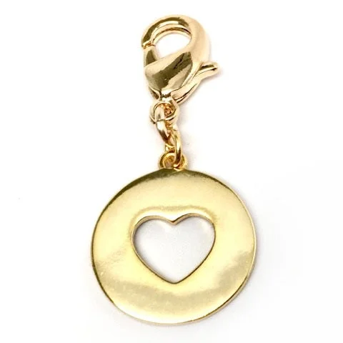 Timeless Beauty, Unbeatable Deals – Jewelry Sale On 14KT Yellow Gold Plated Sterling Silver Heart Charm