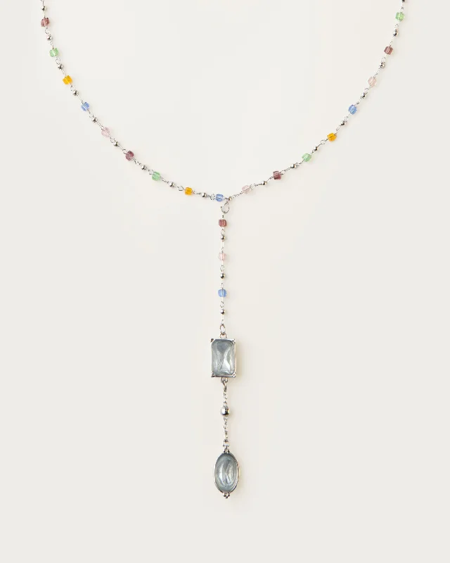 Exclusive Jewelry Sale – Grab Timeless Pieces Now Celestial Lariat Necklace in Silver