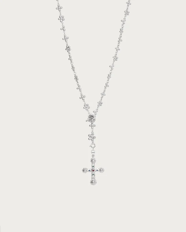 Discounted Luxury Jewelry – Shine Without The Splurge Daisy Molecule Chain in Silver