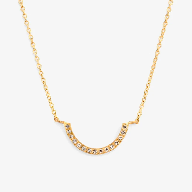 Timeless Elegance, Temporary Discounts – Act Fast Diamond U-shape Necklace | N1212W
