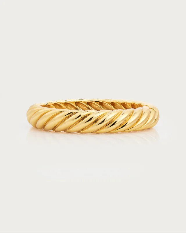 Fashion-Forward Jewelry At Incredible Prices Gold Chunky Braided Bangle