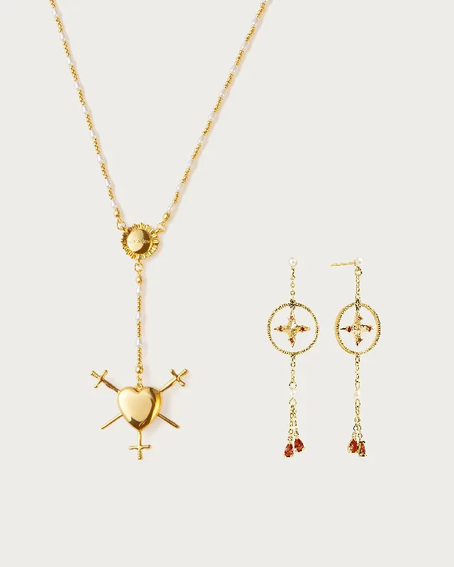 Elegant Jewelry, Affordable Luxury – Shop Now Love Antidote Set in Gold