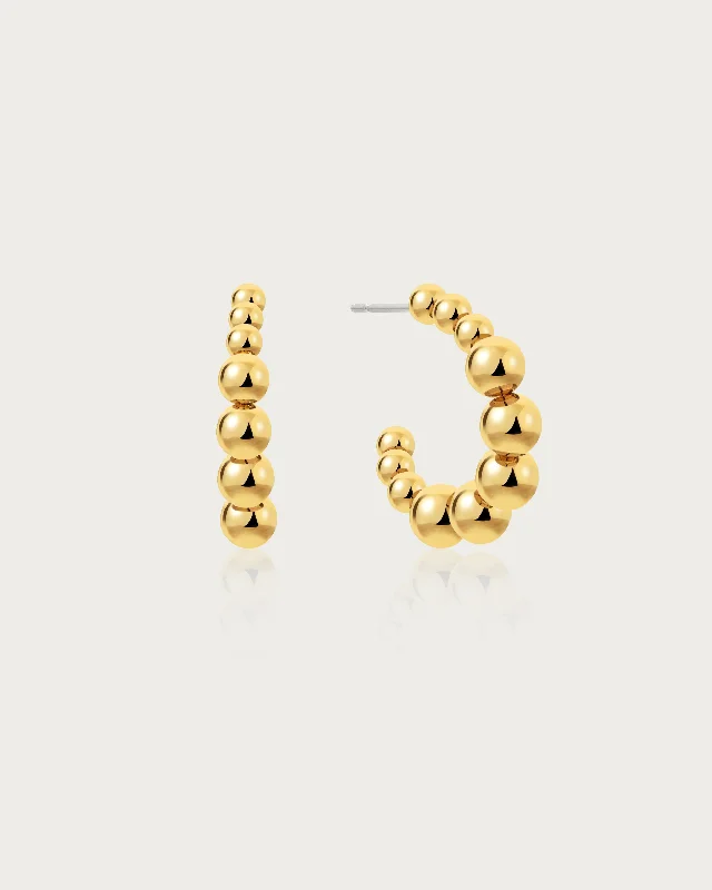 Get Ready To Sparkle – Special Jewelry Discounts Sphere Hoop Earrings