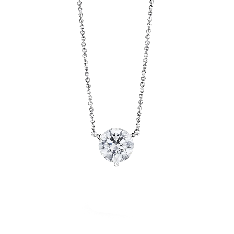 Don't Miss Out On Jaw-Dropping Jewelry Discounts The Round Brilliant Solitaire Pendant