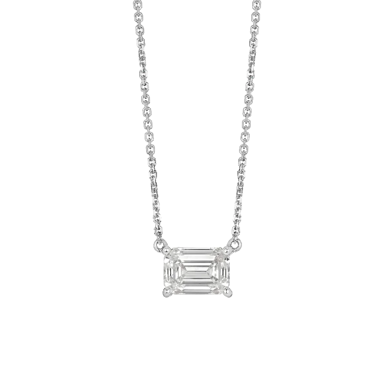 Discounted Jewelry For A Glamorous Look The Emerald Solitaire Pendant
