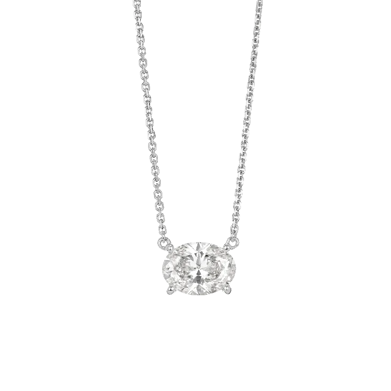 Elegant Jewelry At Unbeatable Offers – Shop Before It's Gone The Oval Solitaire Pendant