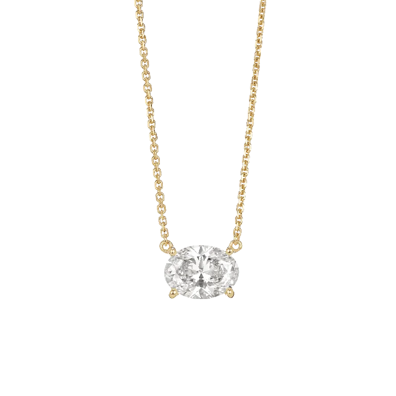 Buy More, Save More – Special Jewelry Discounts The Oval Solitaire Pendant