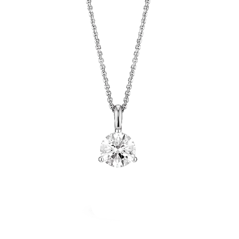 Timeless Jewelry At Special Discount Rates The Round Brilliant Solitaire Bale Pendant