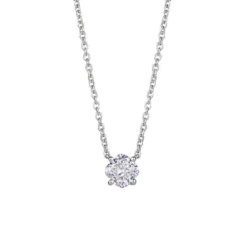 Timeless Elegance, Temporary Discounts – Act Fast The Cushion Solitaire Pendant