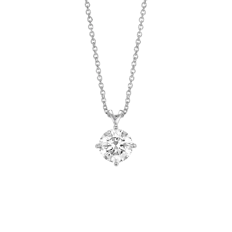 Affordable Glamour – Premium Jewelry At Special Prices The Round Brilliant Solitaire Pendant
