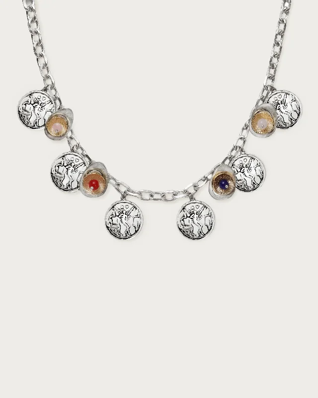 Your Dream Jewelry At Dream Prices Eros Coin Necklace in Silver