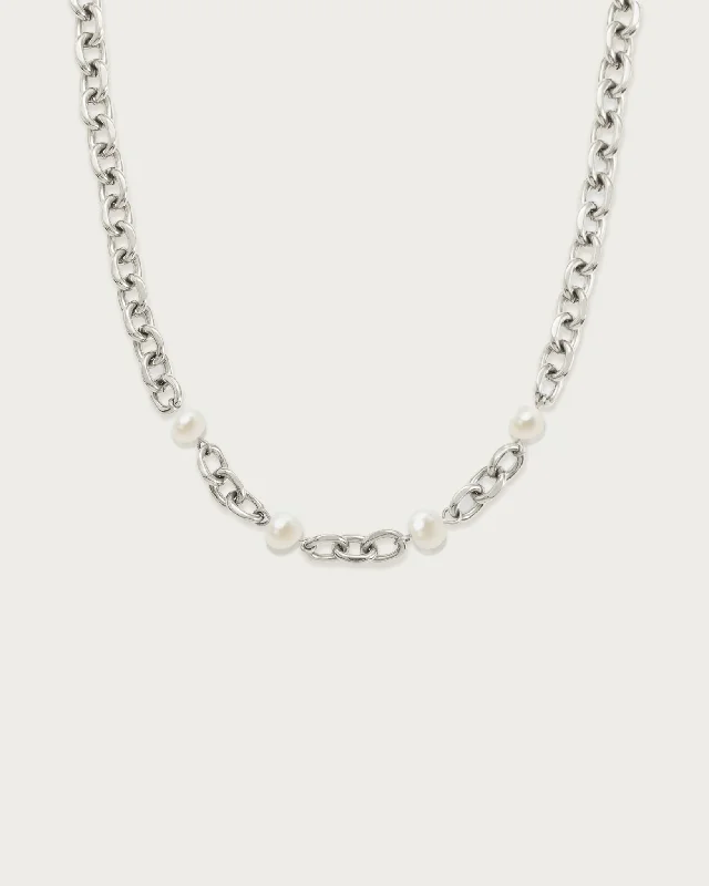 Huge Markdowns On Premium Jewelry Styles Silver Essence Pearl Necklace