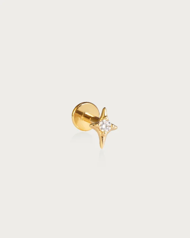 Jewelry Clearance Event – Stock Up Before It's Over Single Sparkle Star Flat Back Helix Earring
