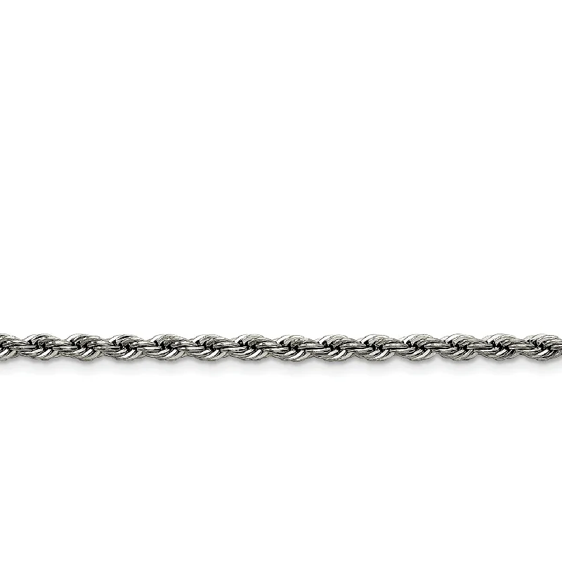 Trendy Minimalist Jewelry For Everyday Wear Stainless Steel 4.0mm 20in Rope Chain