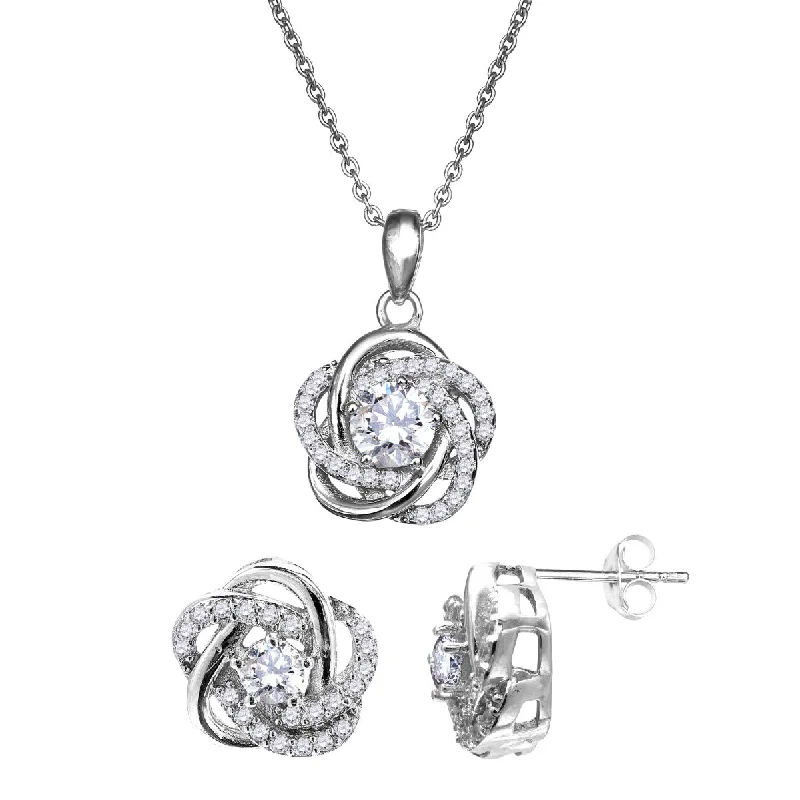 Affordable Glamour – Premium Jewelry For Less Sterling Silver and Cubic Zirconia 18-inch Pendant