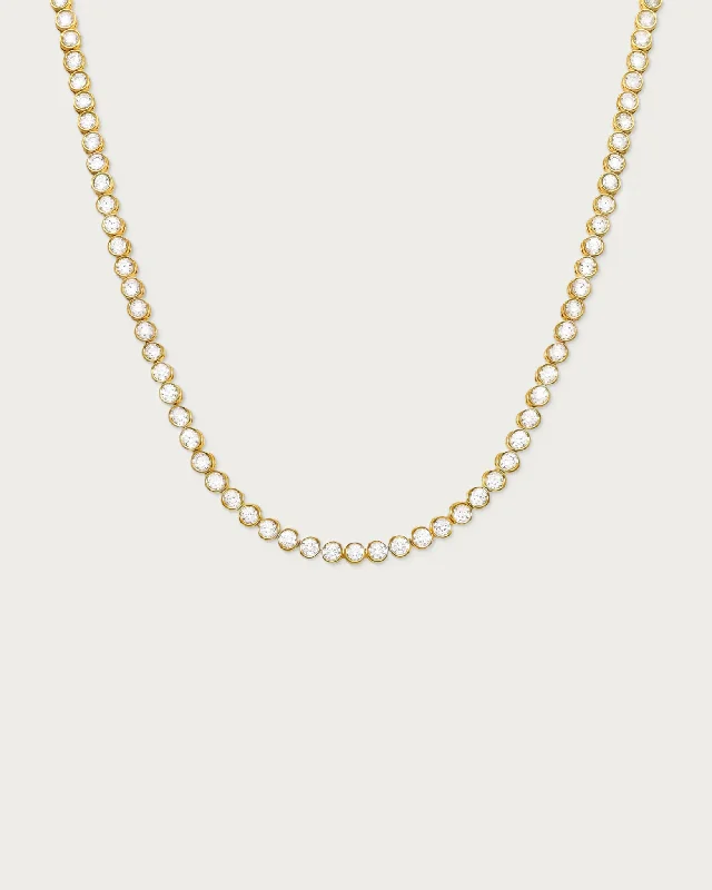 Elegant Jewelry, Exclusive Prices – Shop Now Tennis Necklace in Gold