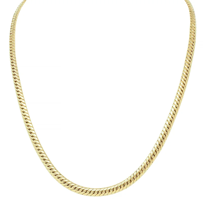 Discover Unique Jewelry With Special Limited-Time Offers Van Cleef & Arpels 1980's 18 Karat Yellow Gold Vintage Snake Chain Necklace