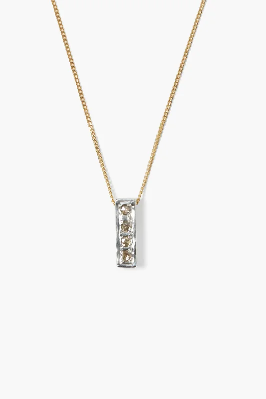 Special Sale On Handcrafted Jewelry – Shop Today Bar Diamond Necklace Gold Mix