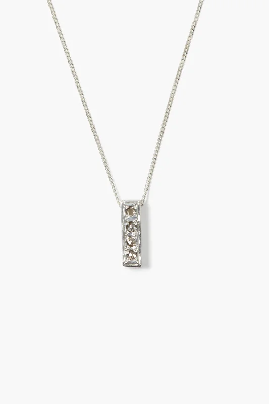 High-Quality Jewelry At A Fraction Of The Cost Bar Diamond Necklace Silver