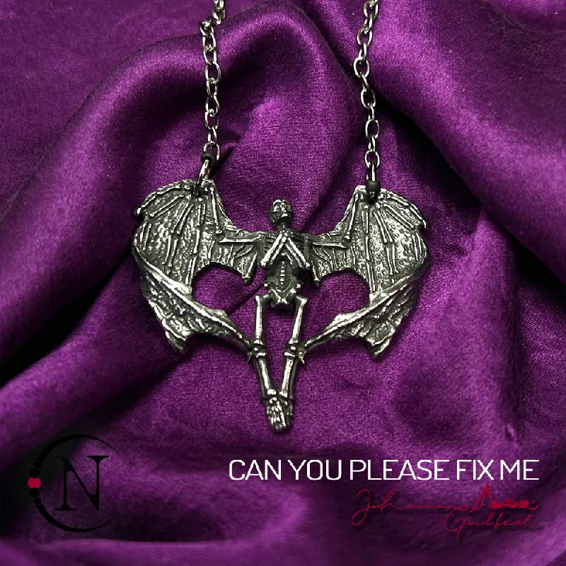 Fashion-Forward Jewelry At Incredible Prices Can You Please Fix Me Necklace by Johnnie Guilbert ~ Limited Edition