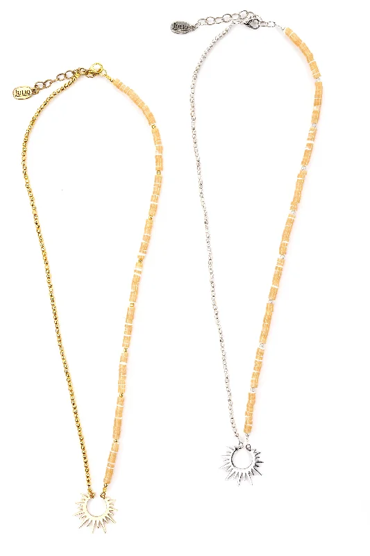 Personalized Jewelry Sale – Meaningful Gifts At Great Prices El Farol Gemstone Sun Pendant Necklace