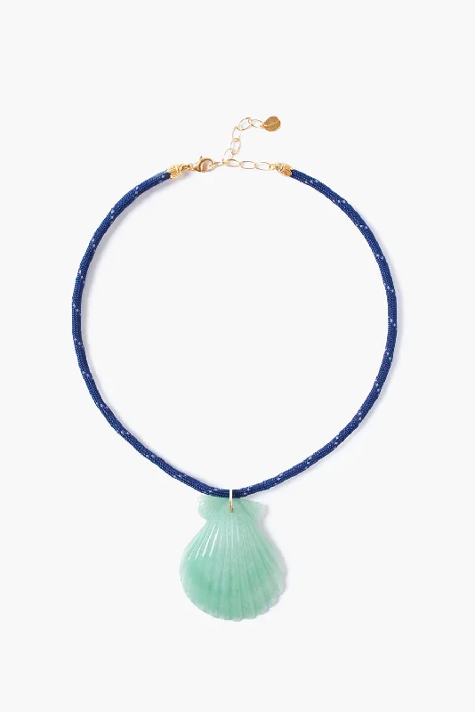 Exclusive Jewelry Sale – Shine For Less Na Pali Shell Necklace Green Aventurine