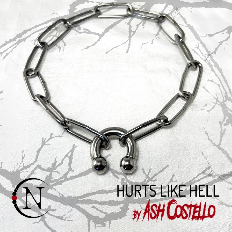 Buy More, Save More On Stunning Jewelry Pieces Necklace/Choker ~ Hurts Like Hell by Ash Costello