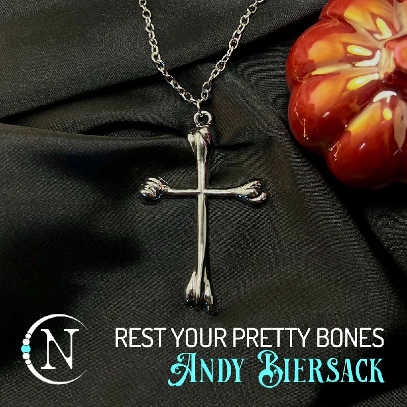 Grab Exquisite Jewelry At The Lowest Prices Necklace ~ Rest Your Pretty Bones Holiday 2024 by Andy Biersack ~ Limited Edition