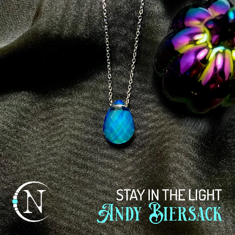 Chic And Stylish Jewelry At Exclusive Prices Mood Stone Necklace ~ Stay In The Light Holiday 2024 by Andy Biersack ~ Limited Edition