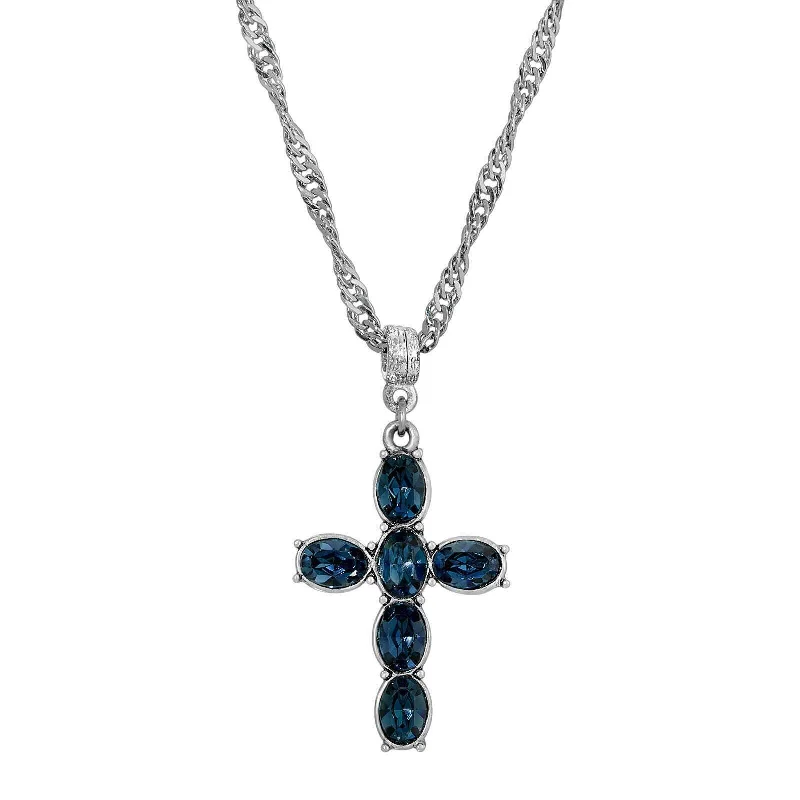 Pewter and Blue