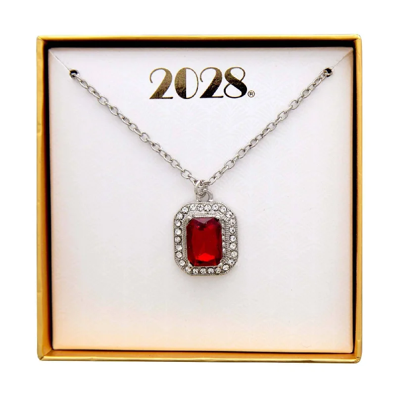 Make Every Moment Shine – Jewelry Discounts Available 2028 Jewelry Red Crystal Octagon Pendant Necklace 16" + 3" Extender