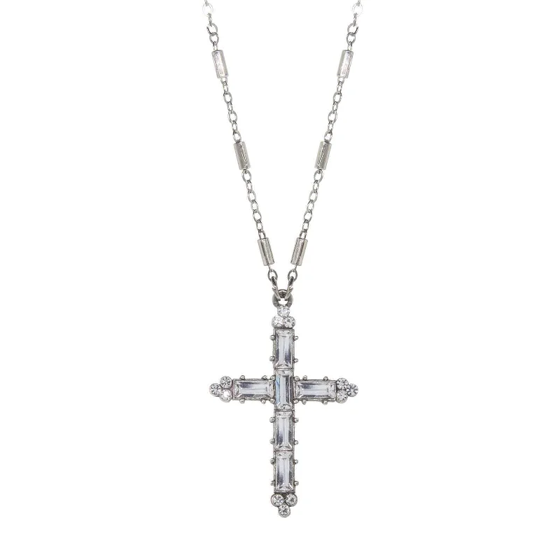 Pewter and Crystal Clear
