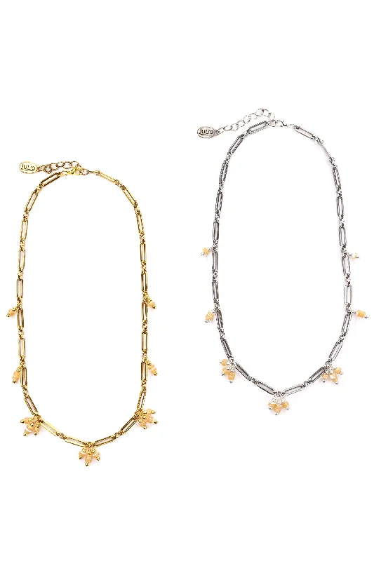 Best Jewelry Deals – Premium Quality At Exclusive Discounts Tomasita Gemstone and Paperclip Chain Necklace