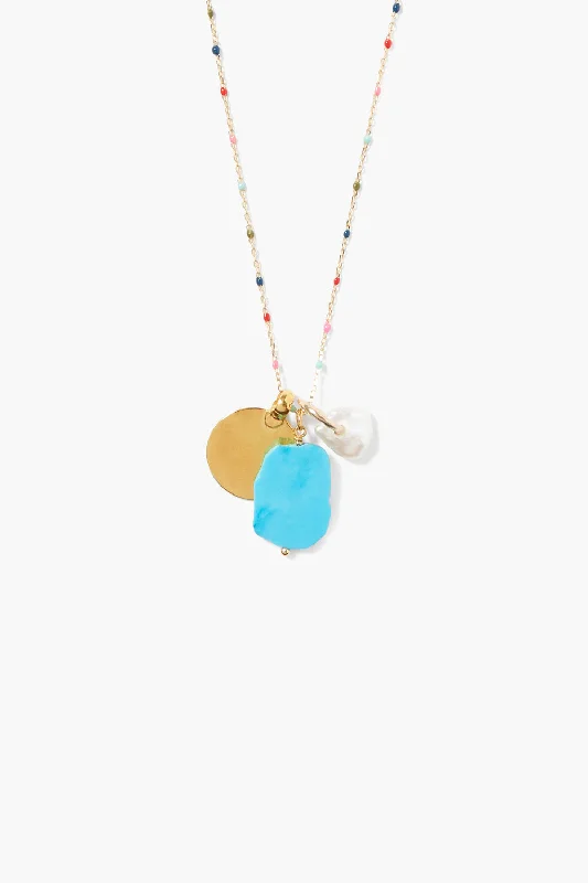 Premium Jewelry Now Available At Special Discounts Zuri Enamel Charm Necklace Multi Mix
