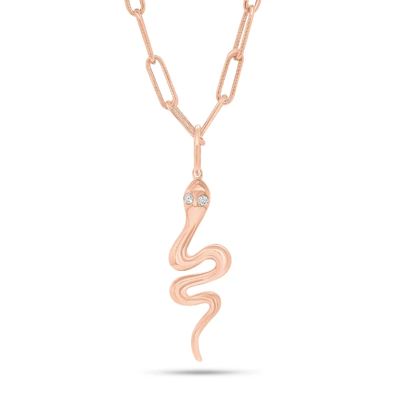 Seasonal Jewelry Sale – Upgrade Your Collection Diamond Snake Pendant