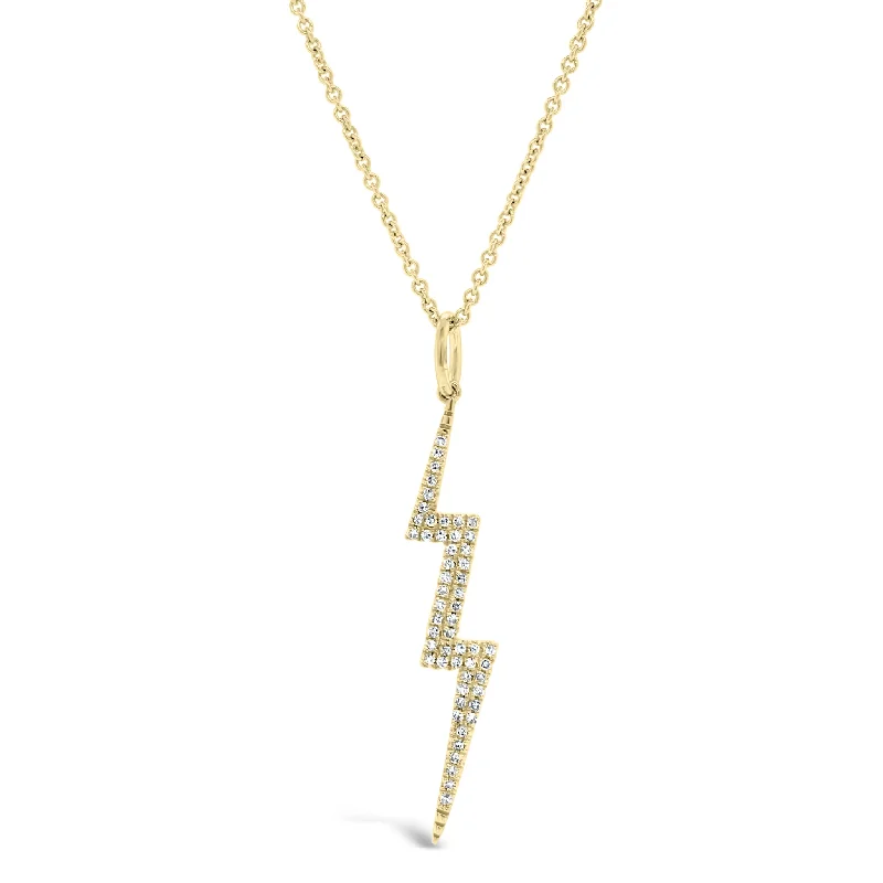 Exclusive Jewelry Offers – Shine For Less Diamond Lightning Bolt Pendant