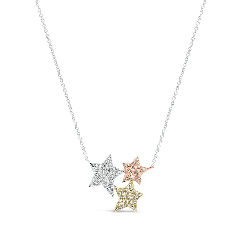 Flash Sale On Stunning Jewelry – Don't Miss Out Diamond Star Trio Necklace