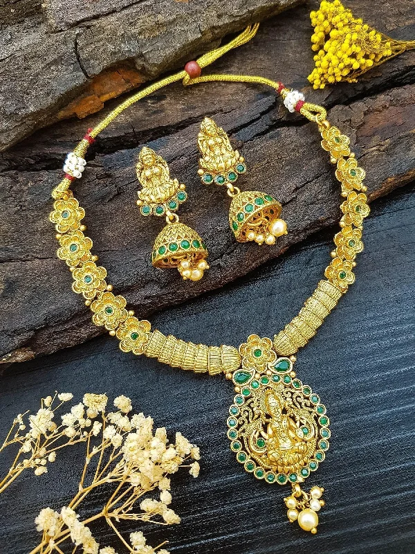 Limited-Time Offer On Elegant Jewelry Pieces Laxmi design Necklace with pearls Designer Necklace
