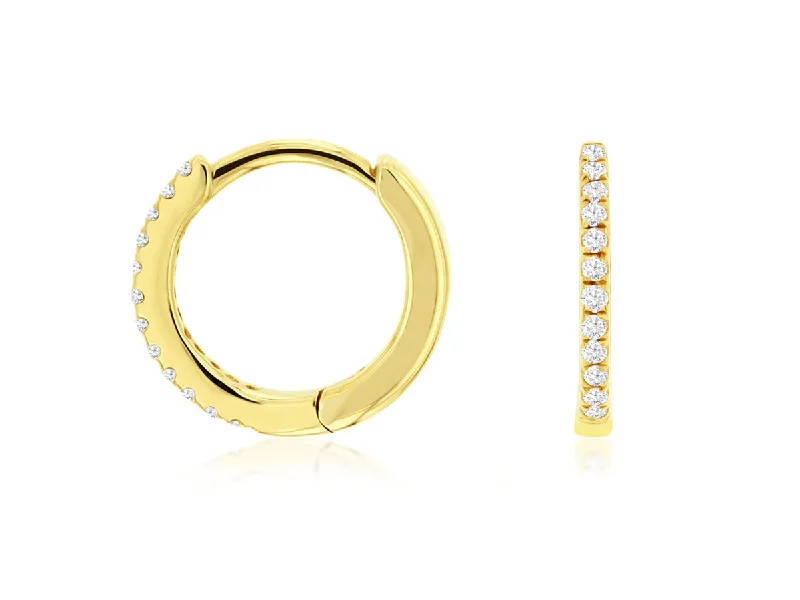 Exclusive Jewelry Bundles At Discounted Rates 10mm Round Diamond Hoop Earrings