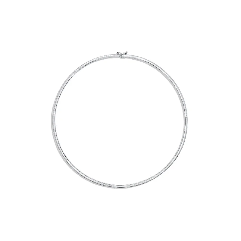 Elegant Jewelry, Affordable Luxury – Shop Now 14k Gold Two-Tone Reversible Omega Necklace 18"