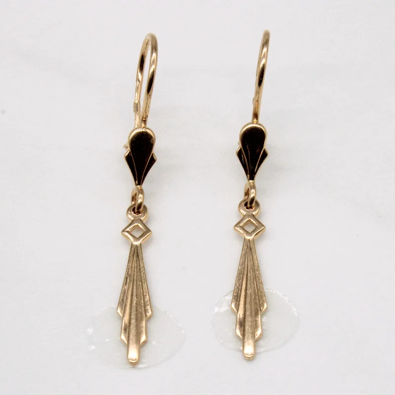 Personalized Jewelry Sale – Meaningful Gifts At Great Prices 1989 Kiev 14k Yellow Gold Drop Earrings