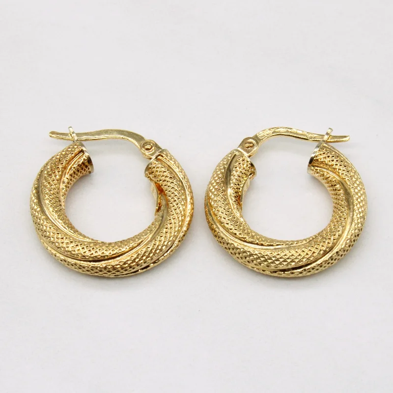 Trending Jewelry Styles Now At Limited-Time Discounts 18k Yellow Gold Hoop Earrings