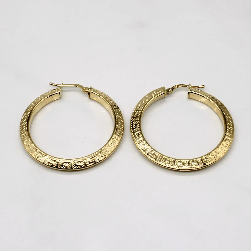Exclusive Jewelry Discounts – Shop Now For Savings 18k Yellow Gold Hoop Earrings