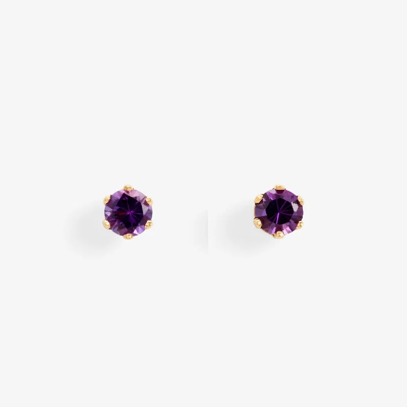 Exclusive Gemstone Jewelry At Special Prices 3mm Amethyst Studs | E1902AM