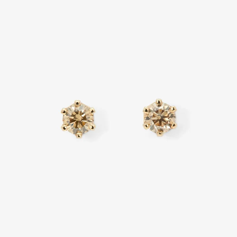 Bestselling Jewelry At Special Promotional Rates 3.5mm Brown Diamond Studs | E1903BR